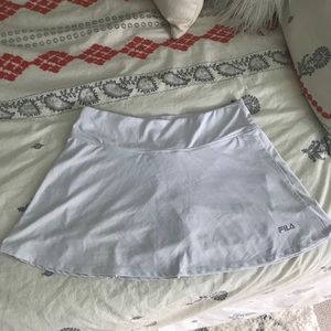 White FILA Tennis Skort